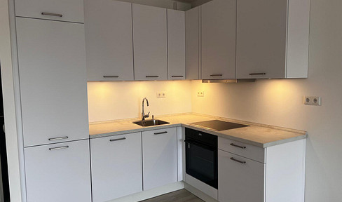 First occupancy: Modern, bright, 2-room apartment new building with balcony, elevator, barrier-free in Alt-Mariendorf