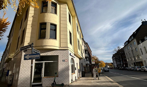 Corner location with maximum visibility - commercial space right by the bus stop!