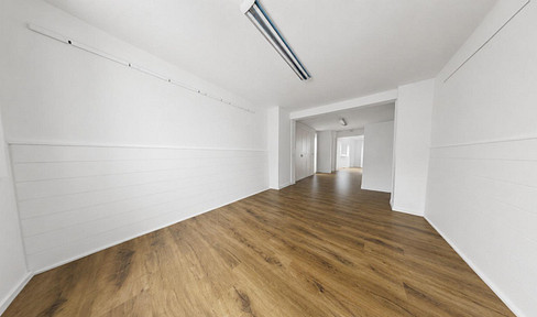 Renovated 3.5-room ground floor apartment with fitted kitchen, bathroom, and guest toilet, located in Nordstemmen.