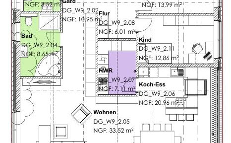Modern, newly built 3-room apartment with accessibility features.
