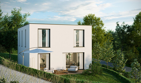 Your new-build EFH on a prime south-facing slope - living with far-reaching views of the countryside