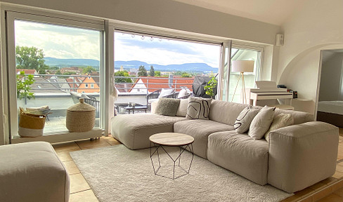 Courtagefreie Maisonettewohnung mit Galerie und Panoramablick - Mediterranes Wohngefühl