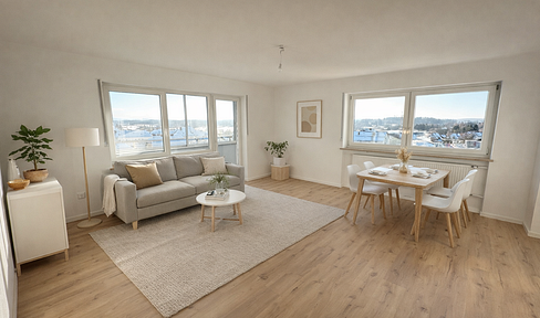 Renovated 5-room apartment with balcony in Tirschenreuth.