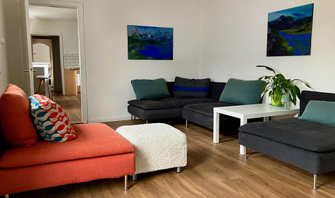 Interesting double pack: Free 80 sqm maisonette with garden and rented 53 sqm 3ZKB - private