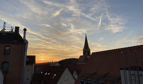 Renovated 2-room apartment with roof terrace and fitted kitchen in Münsingen