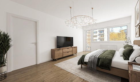 Provisionsfrei & saniert - Modernes Wohnen am Puls der Stadt – 3-Zimmer-ETW in Bestlage