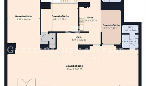 Großzügige Gewerbeeinheit Nähe Innenstadt - Löningstraße