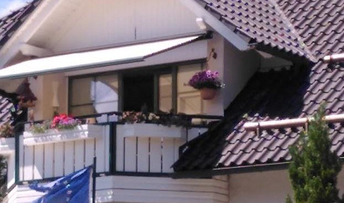 ETW upper floor + maisonette, 1 x garage + 1x carport High altitude Suhl. At the Rennsteig. View, nature & peace