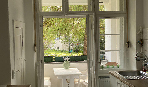 For 12 months: Charlottenburg 58sqm, 2-room, large balcony, well furnished