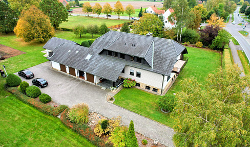 Freistehendes 1-2 Familienhaus - Teilmöbiliert - traumhaft großes Grundstück - idyllische Lage