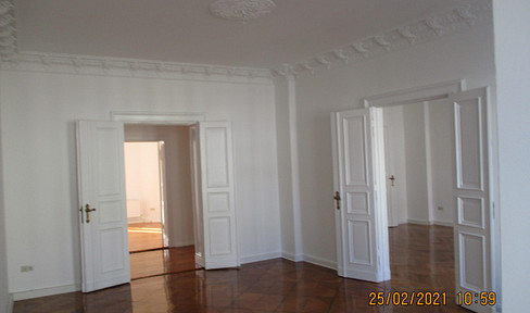 Beautiful large 5 room apartment in old building in central location