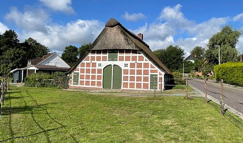 5-room thatched roof house, ideal for keeping dogs and small animals !
