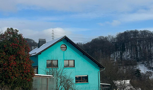 Two-family house with barn, open stable and 1.8 ha of green space