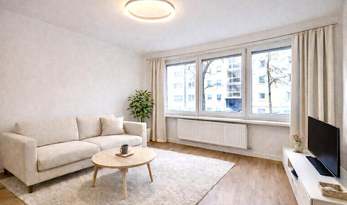 Schwabing-West: furnished 1.5 room apartment with Nolte kitchen in new building quality at the Olympiapark*First occupancy