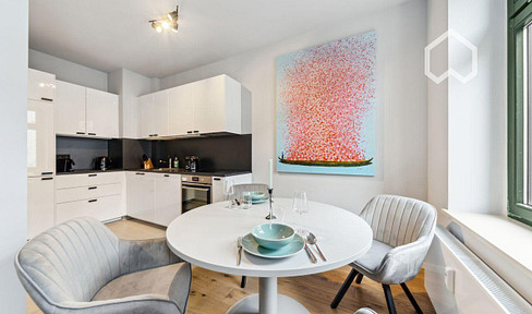 Moderne sanierte möbilierte 2-Zimmerwohnung in zentraler Lage in Leipzig, Stadtteil Reudnitz