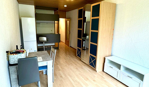 Bright 1-room apartment with balcony in Munich Am Hart * Partly furnished