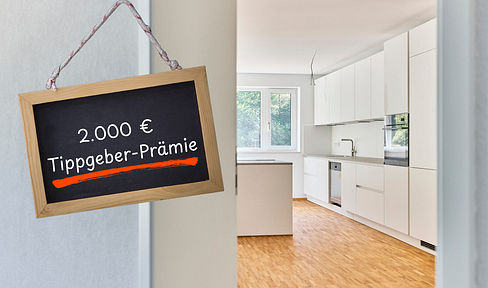 Tippgeber-Prämie - 6 Zimmer Maisonette mit Terrasse und Garten