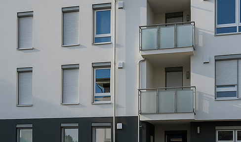 Top equipped 3-room first floor apartment as good as new