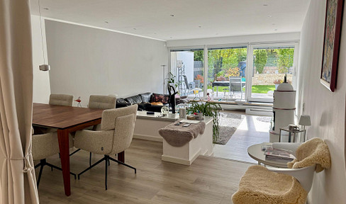 4-Zimmer Gartenwohnung - Luxussaniert mit uneinsehbarem Südgarten