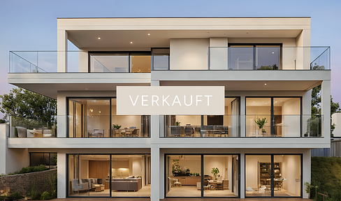 Exclusive 3-room apartment with a terrace, featuring sustainable architecture and a private garden – SOLD.