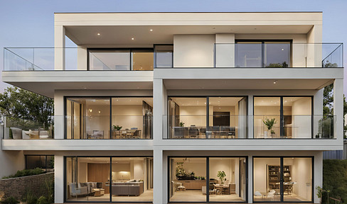 Exklusive 3-Zimmer Terrassenwohnung mit nachhaltiger Architektur und eigenem Garten