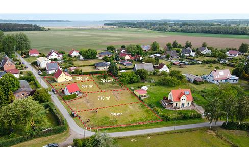 3 Building plots available without any developer restrictions, in a picturesque location – Am Salzhaff – Teßmannsdorf – commission-free.