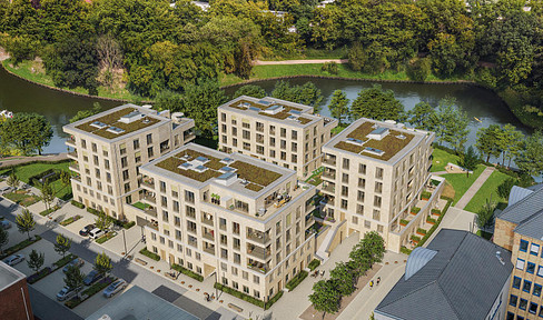 5 Zimmer Maisonettewohnung - Wohnen auf 2 Etagen - Neues Wallufer - Lübeck