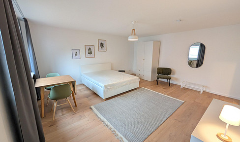 Erstbezug nach Kernsanierung - möblierte 1-Zimmer-Wohnung mit Stellplatz