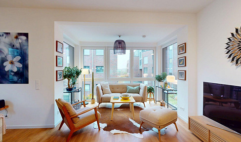 - reserved - High-quality, bright, individual: 3.5-room apartment near the lake in Neuruppin - without estate agent