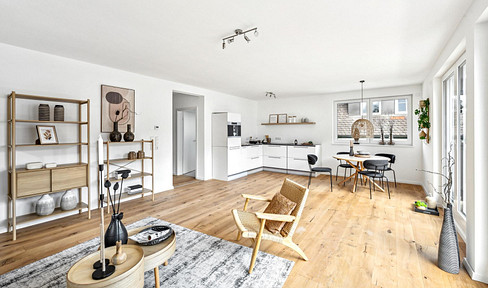 Newly renovated 4-room apartment in a very central location in Sigmaringen, with low operating costs.