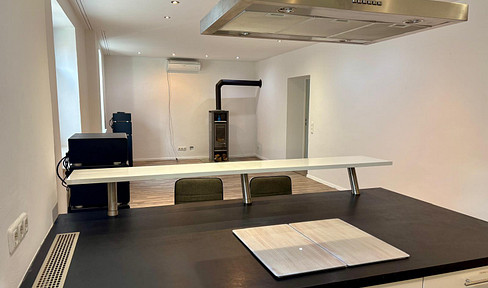 Duplex apartment with house character, garden, pets allowed, terrace & carport in Wels