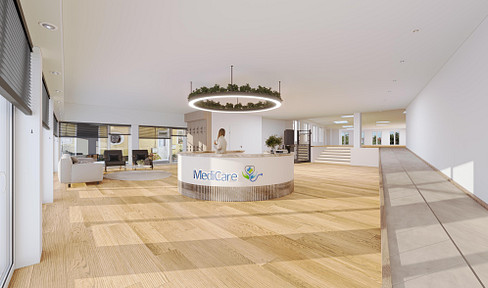 barrierefreie 150 bis 750 m² var., Stadtzentrum B.-Hövel, indiv. gestaltbar, energet. Neubaustandard