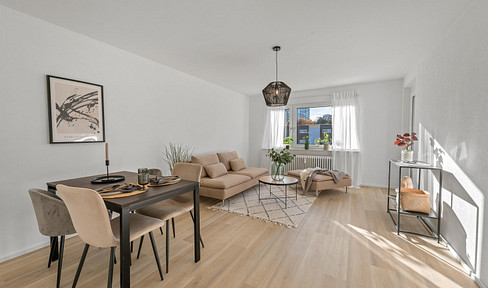 Move in immediately! Modernized 4-room family apartment in the Grund.