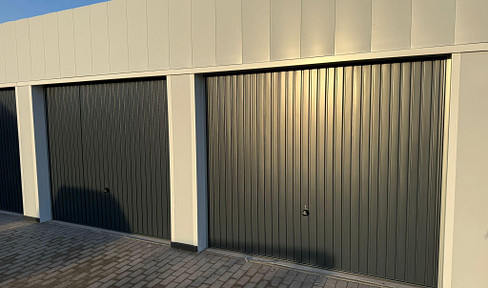 Newly built garages incl. electricity and light for rent in Halle