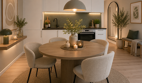 **NEUBAU** Charmante 2-Zimmer mit Balkon und Einbauküche in optimaler Lage