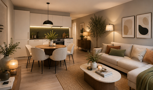 *NEUBAU* Charmante 2-Zimmer Wohnung mit Einbauküche - WE 1.11