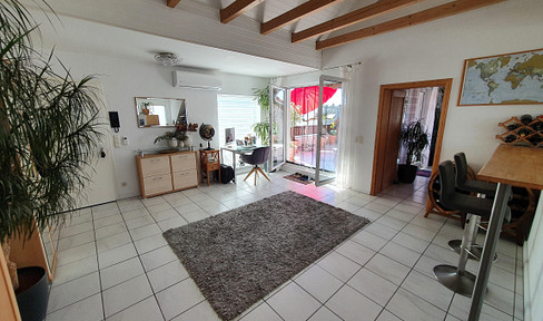 🏡 Exclusive 3-room apartment with large roof terrace in the heart of the Rhine-Main area