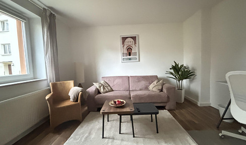 Fully furnished 2-room apartment (56 m²) in the Kasernenviertel - near the main station