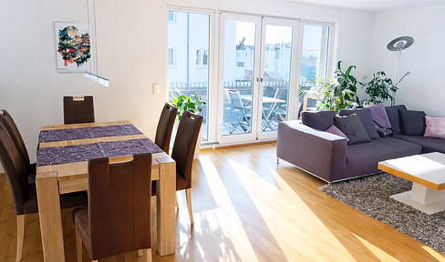 Sonnige 4-Zimmer-Wohnung mit 2 Süd-West-Balkonen in Top-Lage von Echterdingen – provisionsfrei