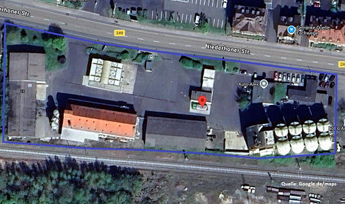 Attractive plot without existing buildings - directly on the B249 in Eschwege