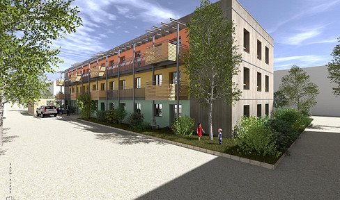 3-Zimmer-Eigentumswohnung in neuem Holzhaus: WohnGut-Erlangen