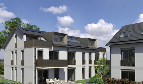 Modern 3-room apartment for sale in a quiet location in Grafing, near Munich.