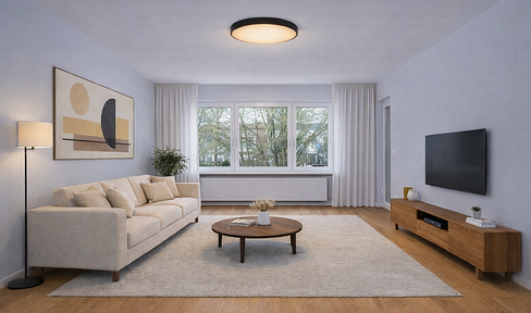 Erstbezug nach Kernsanierung: helle 3-Zi-Wohnung (92 m²) mit Balkon & TG-Stellplatz in Wannsee