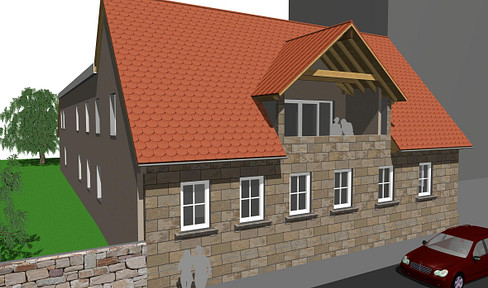 Central new-build 4 rooms Kfw 70, Steuerafa 70% gem.7h, with garden