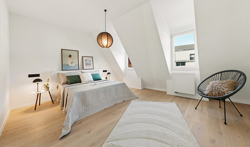 Modern, renovated 3-room apartment for first occupancy, commission-free