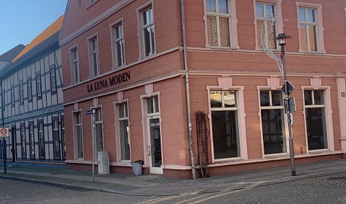 Store building around the corner