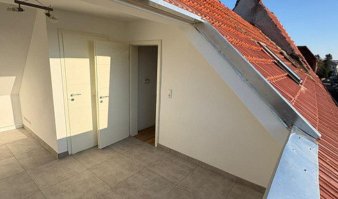 Fantastic completely renovated top floor apartment with roof terrace