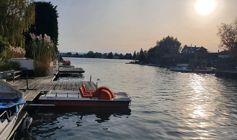 Lake house, lake access, detached house, bungalow, plot, leasehold land