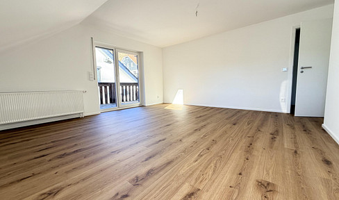 Modern, renovated 3-room apartment for first occupancy and commission-free