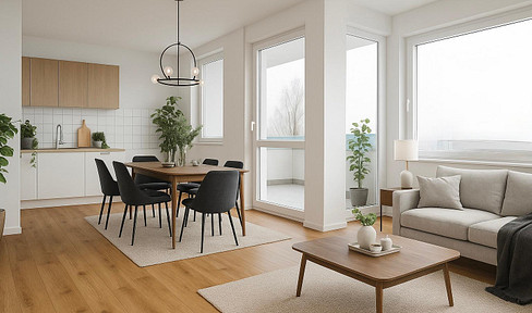 Stilvolle 2-Zimmer-Wohnung mit Balkon und Weitblick – modern renoviert und provisionsfrei